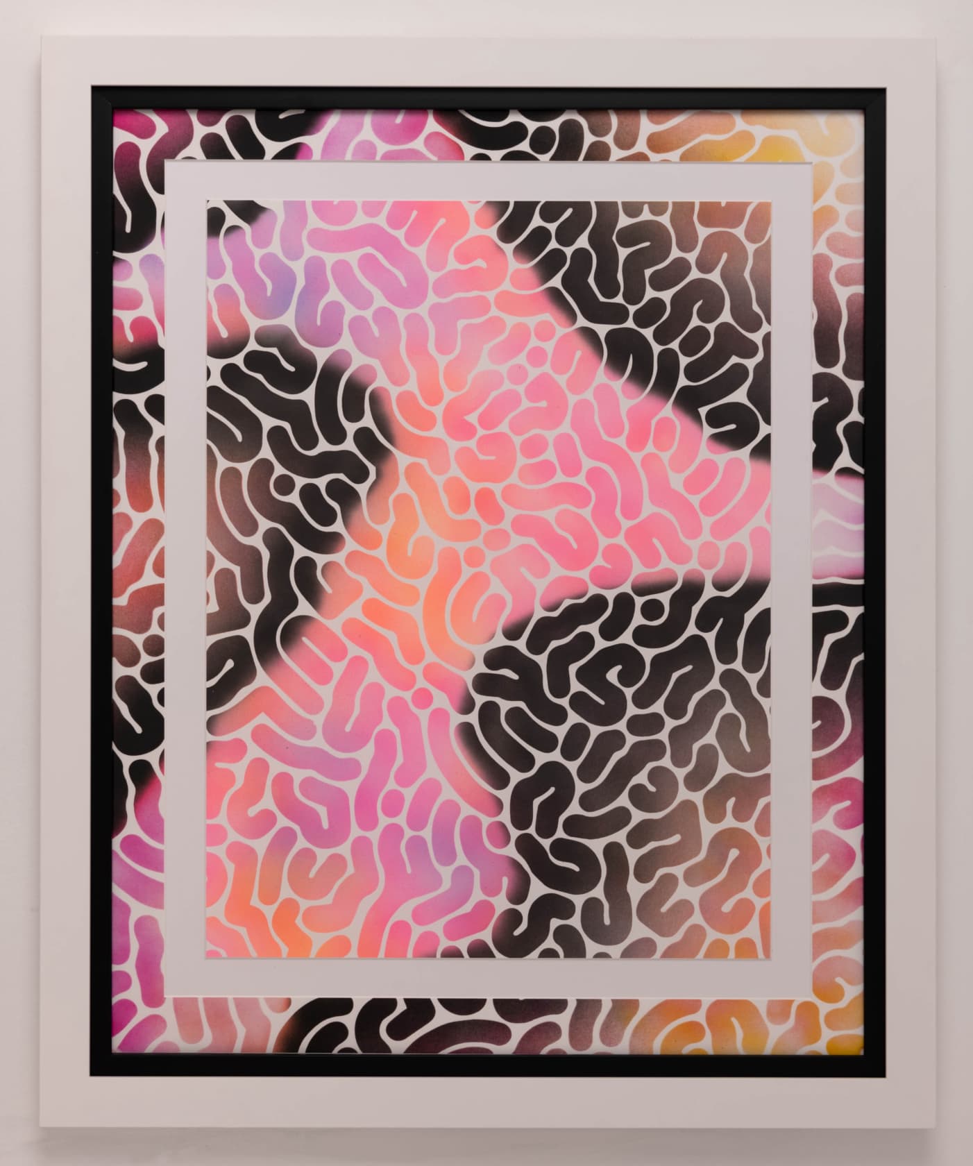 lefty out there Lux Dimensionis VIII Acrylic, 100lb cotton rag paper. Framed in poplar and museum plexiglass