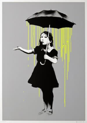 Banksy Nola (Yellow) Screenprint