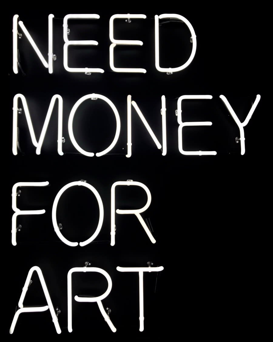 Beau Dunn Need Money For Art Neon, Transformer and Wood