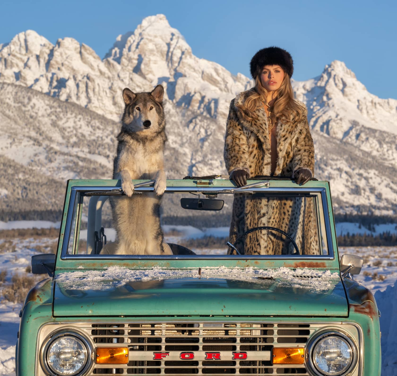 David Yarrow, The Grand Tetons (Colour), 2025