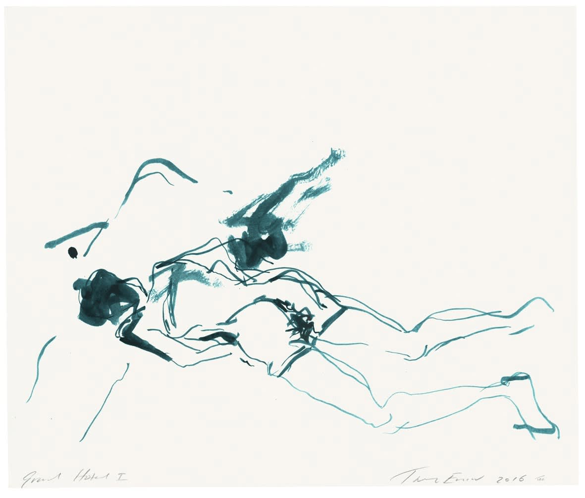 Tracey Emin Grand Hotel I Polymer gravure on Somerset 300gsm paper