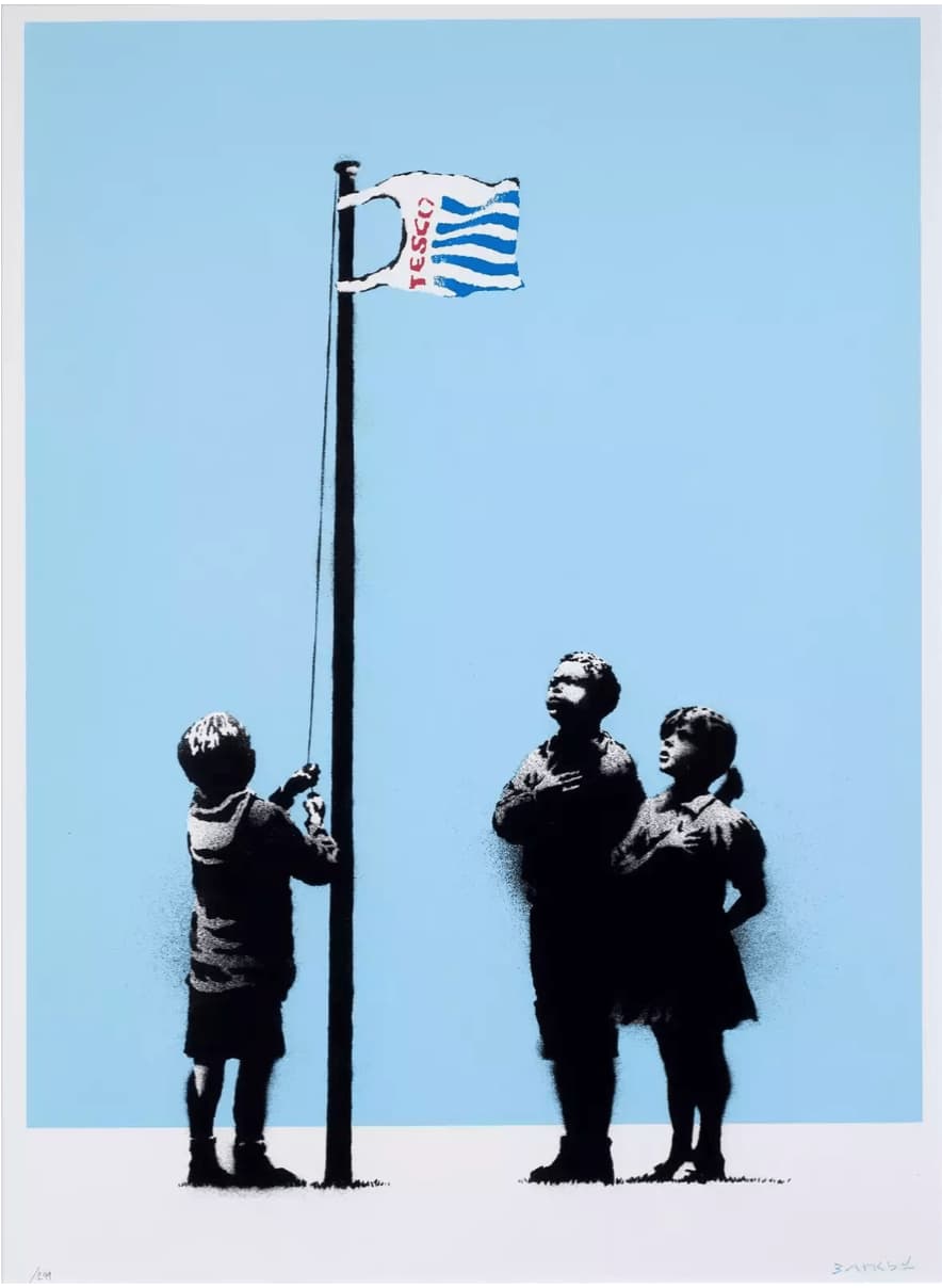 Banksy, Very Little Helps (Signed), 2008