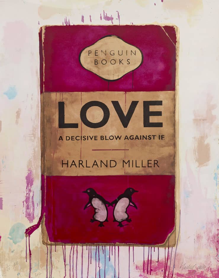 Harland Miller Love A Decisive Blow Against If Silkscreen Print