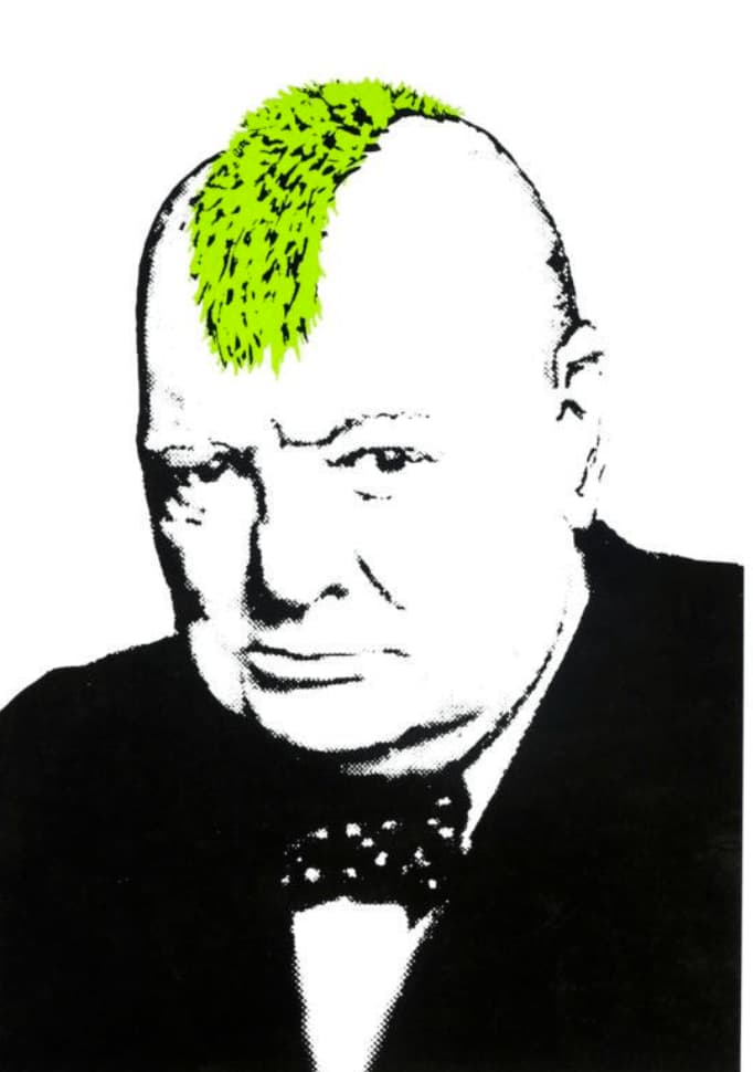 Banksy, Turf Wars (Signed), 2003