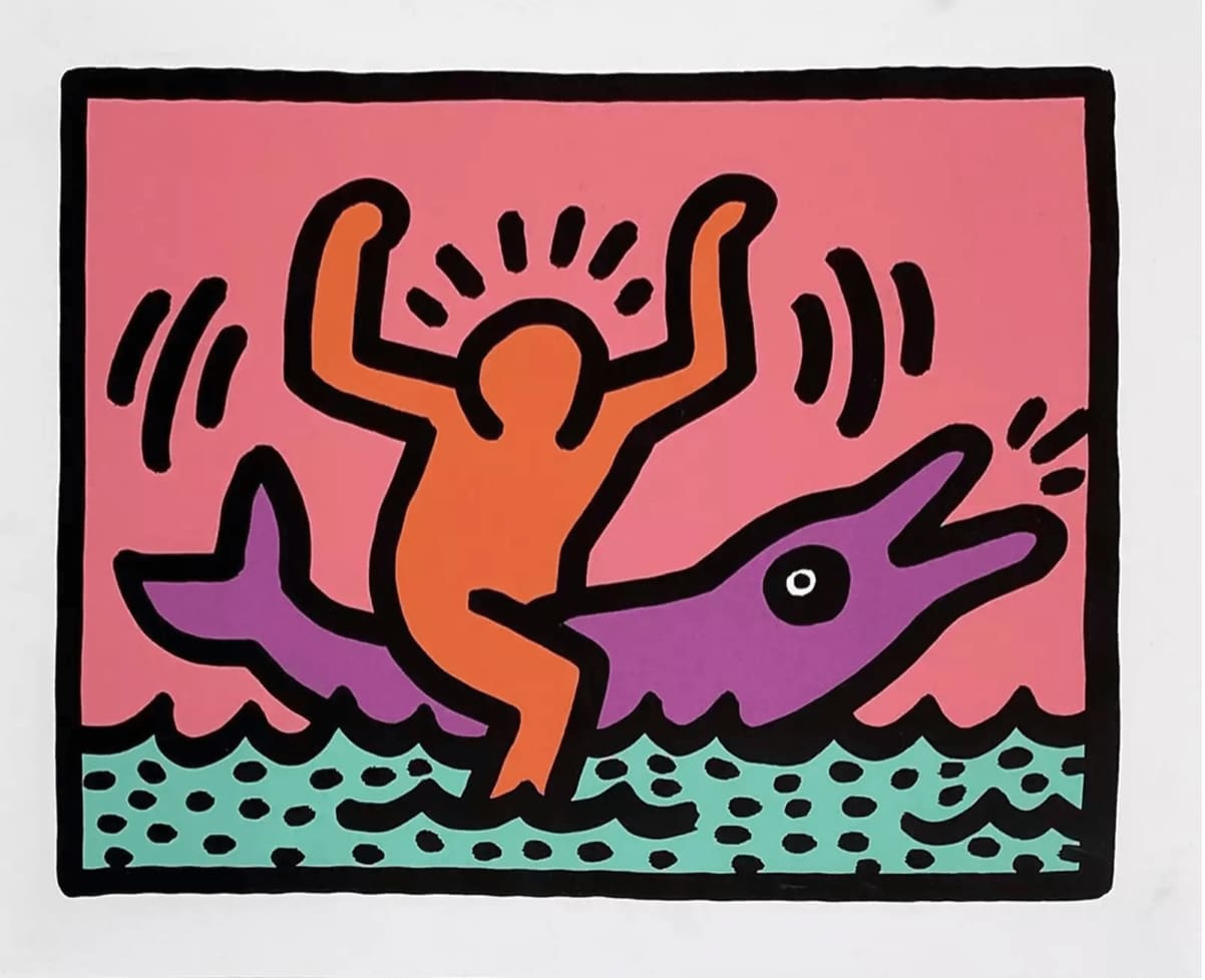 Keith Haring, Pop Shop V (B), 1989