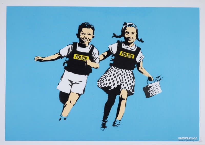 Banksy, Jack and Jill (Unsigned), 2005
