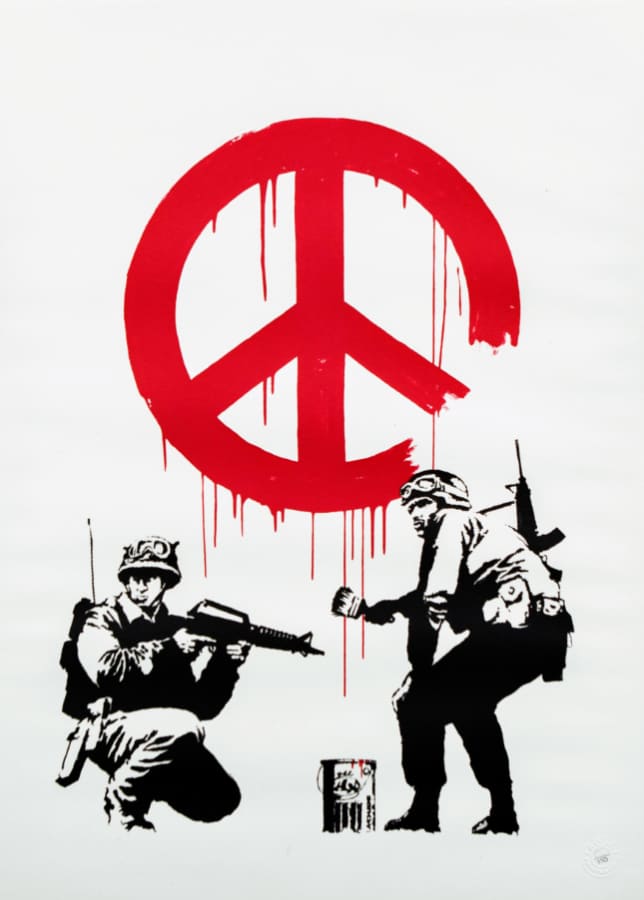 Banksy, CND Soldiers (Unsigned), 2005