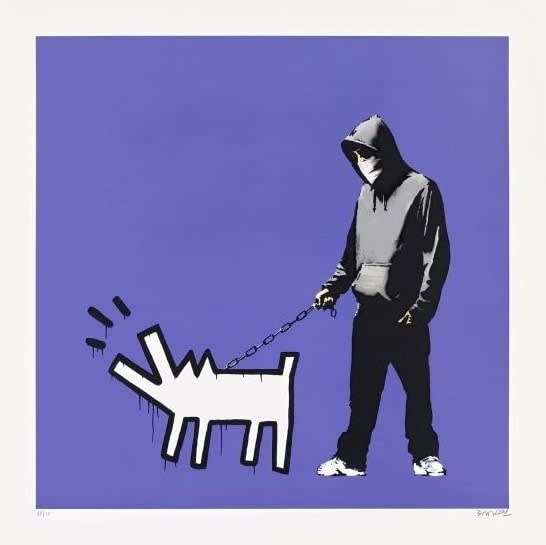 Banksy, Choose Your Weapon - Purple, 2020