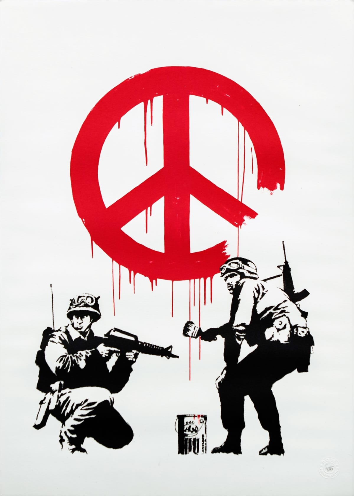 Banksy, CND Soldiers (Unsigned), 2005