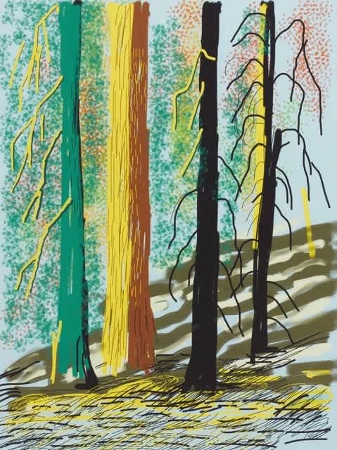 David Hockney, Untitled No.7 from "The Yosemite Suite", 2010