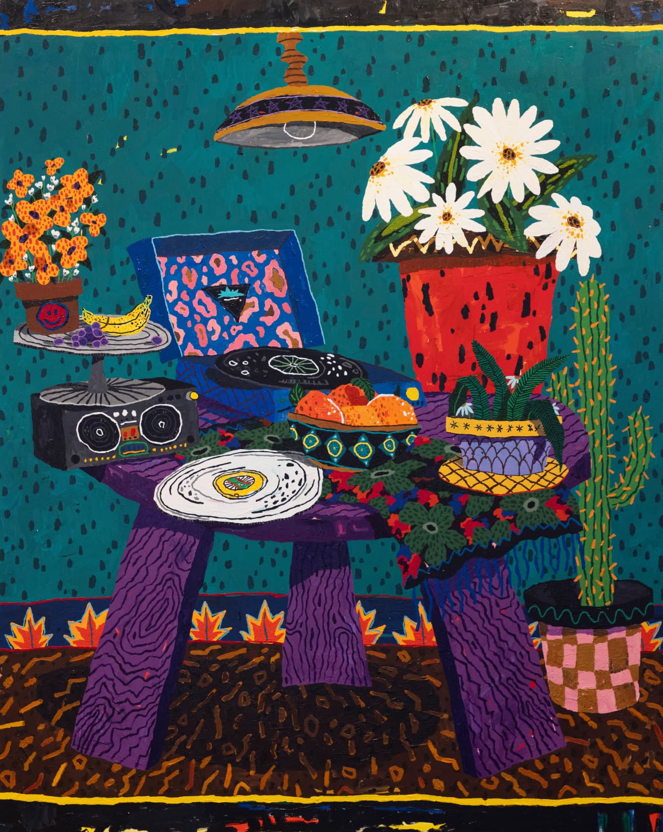 Cooper, Still Life with Purple Wood, 2024