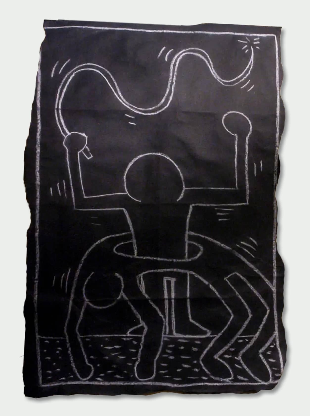 Keith Haring, Subway Drawing, 1983