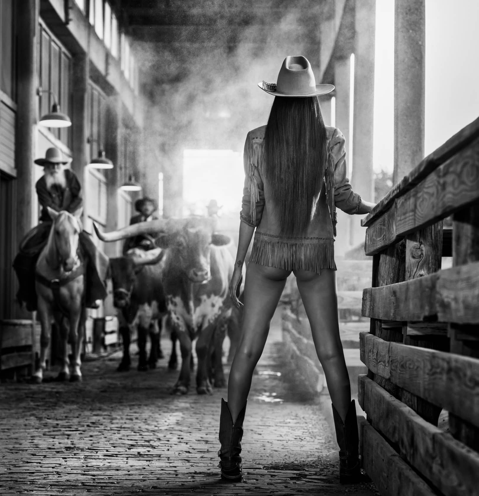 David Yarrow, The Cow Whisperer, 2024