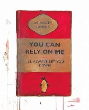 Harland Miller, You Can Rely On Me I’ll Always Let You Down, 2011