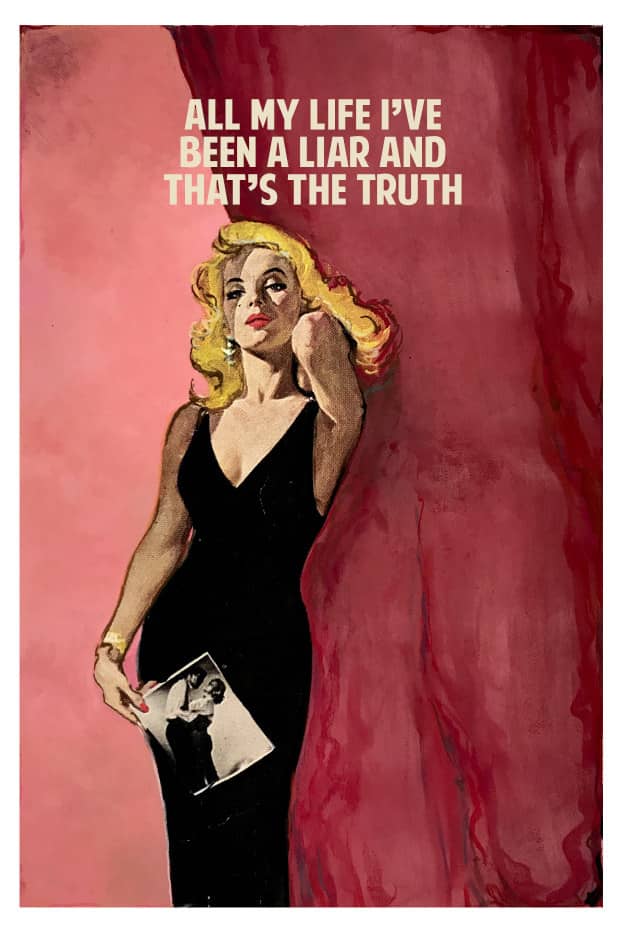 The Connor Brothers All My Life I've Been a Liar and That's The Truth Giclée screenprint acrylic and oil and...