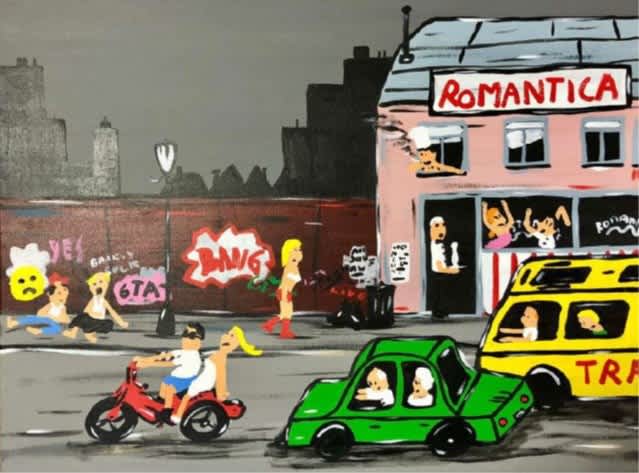 Albert Willem Pilgrim Street 1 Acrylic on Canvas