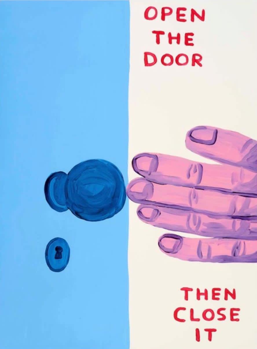 David Shrigley, Open the Door, 2020
