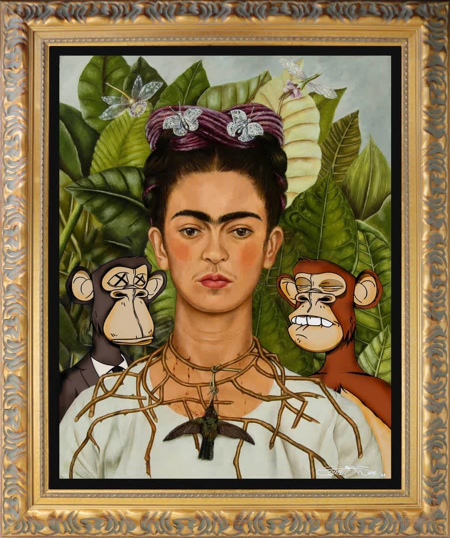 The Connor Brothers, Frida With Bored Apes , 2022