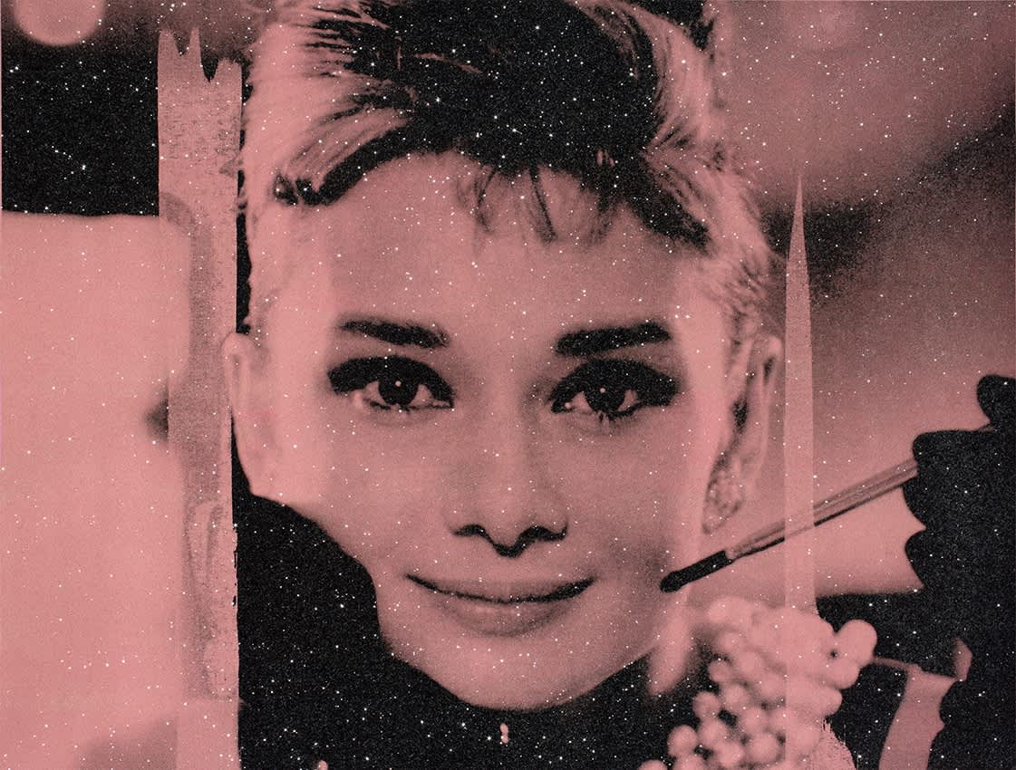 Russell Young, Audrey Hepburn - New York Pink, 2019