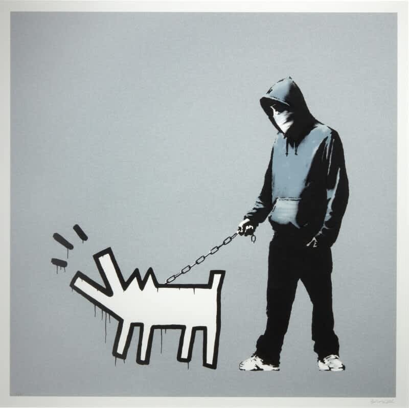 Banksy, Choose Your Weapon – Silver