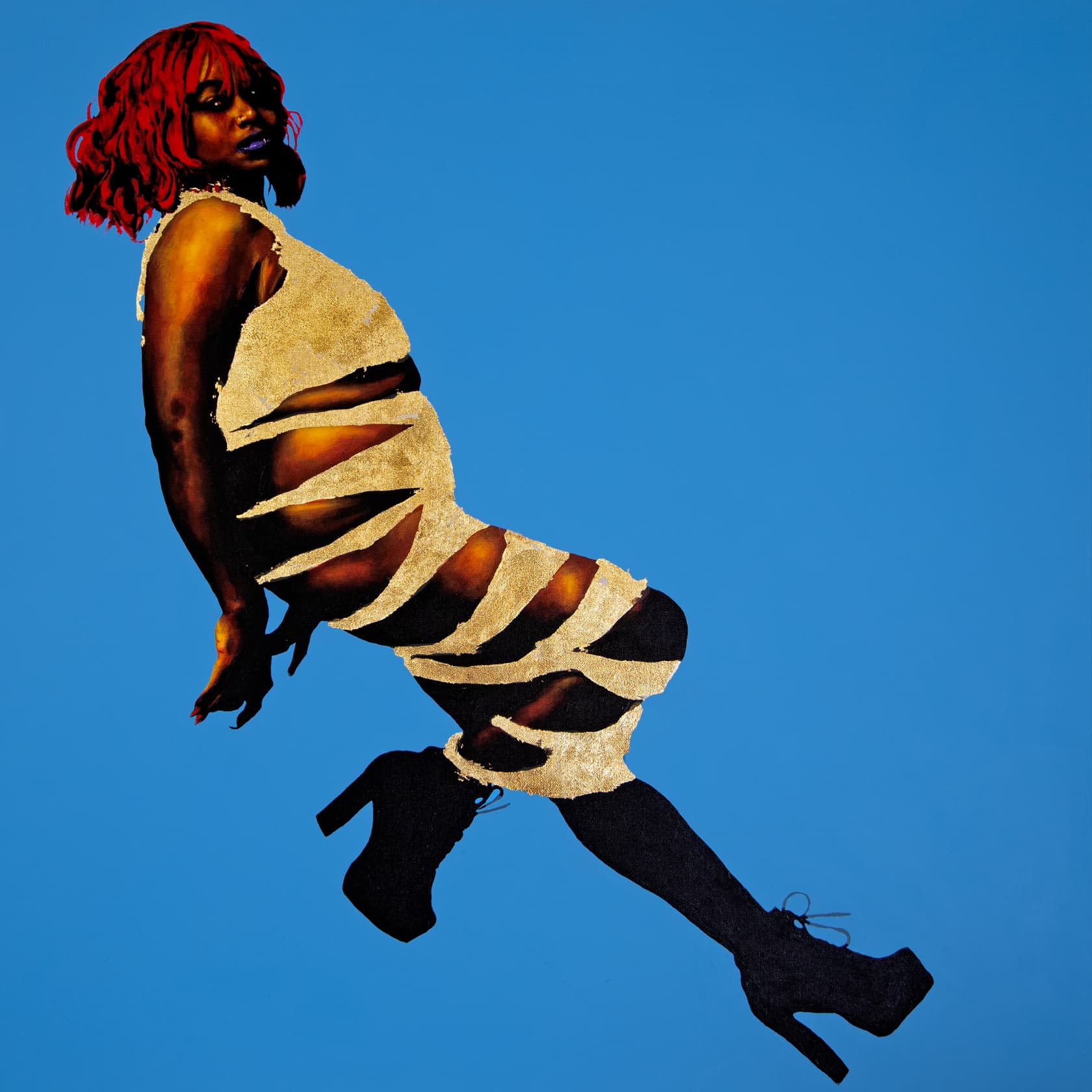 Dawn Okoro Fierce Acrylic on Canvas