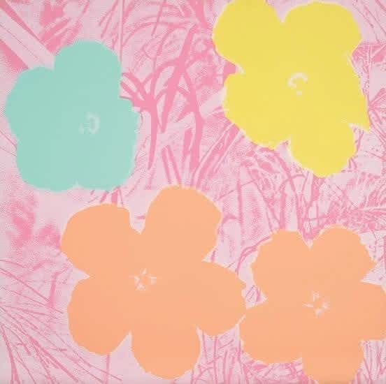 Andy Warhol Flowers (FS II.70) Screenprint in Colours on Paper