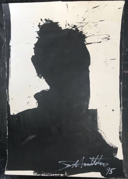Richard Hambleton, Shadow Head Portrait, 1995