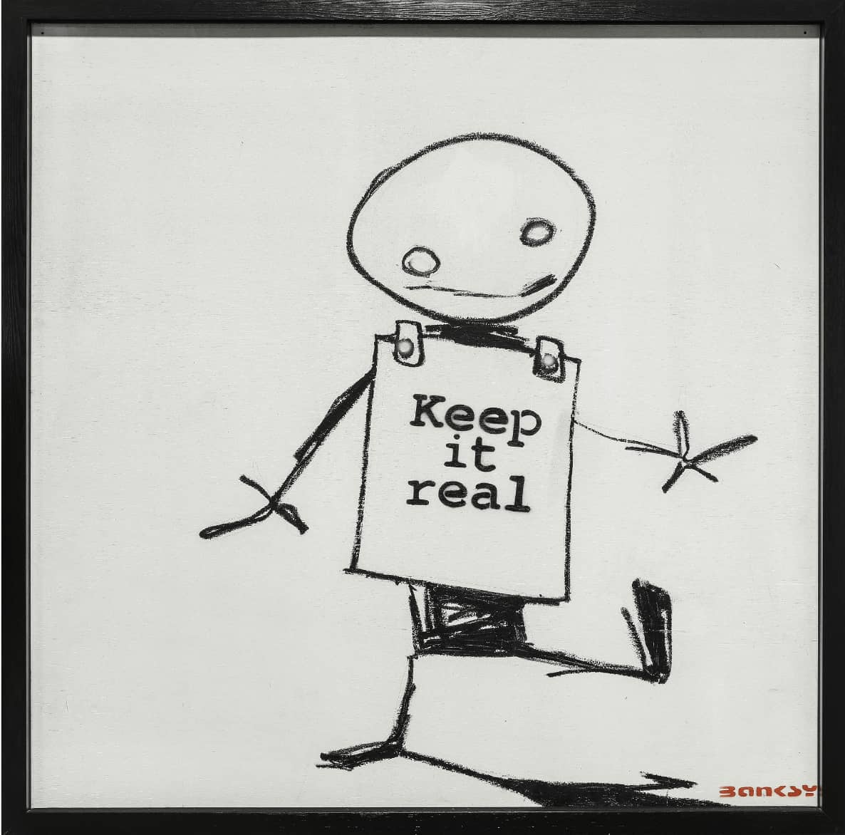 Banksy keep it real 2000 maddox gallery