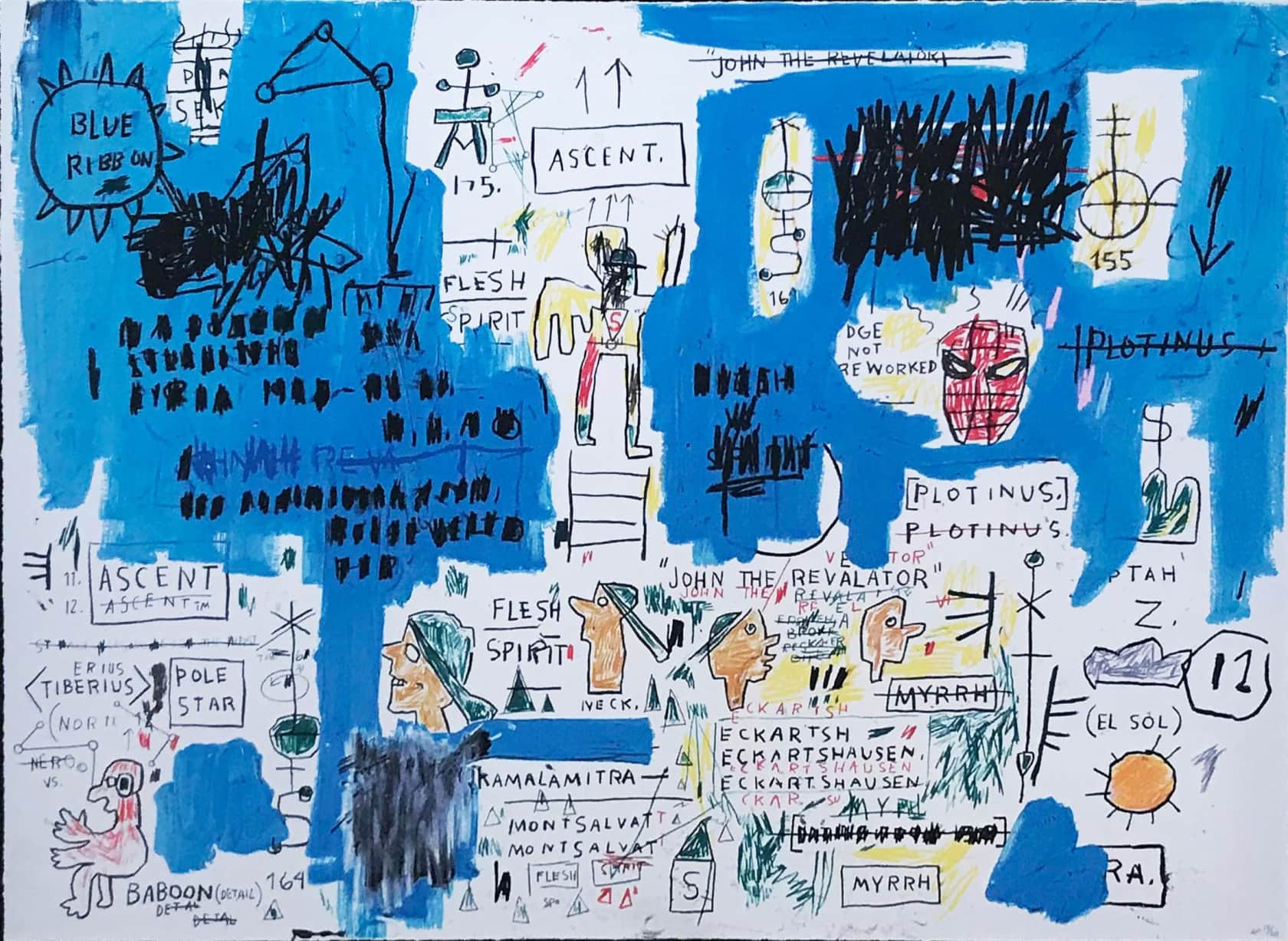 Jean-Michel Basquiat, Ascent, 2017