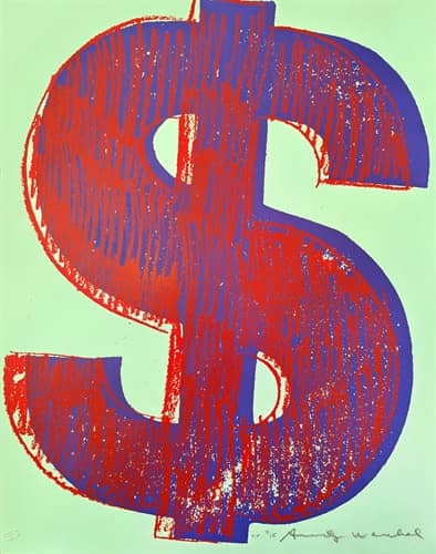 Andy Warhol, $ (1), 1982