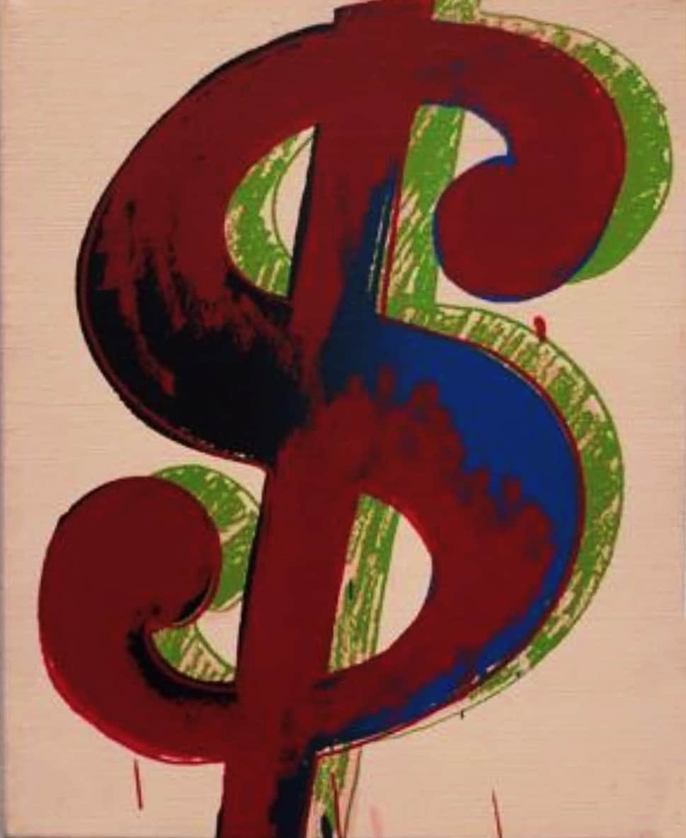 Andy Warhol, Dollar Sign, 1982