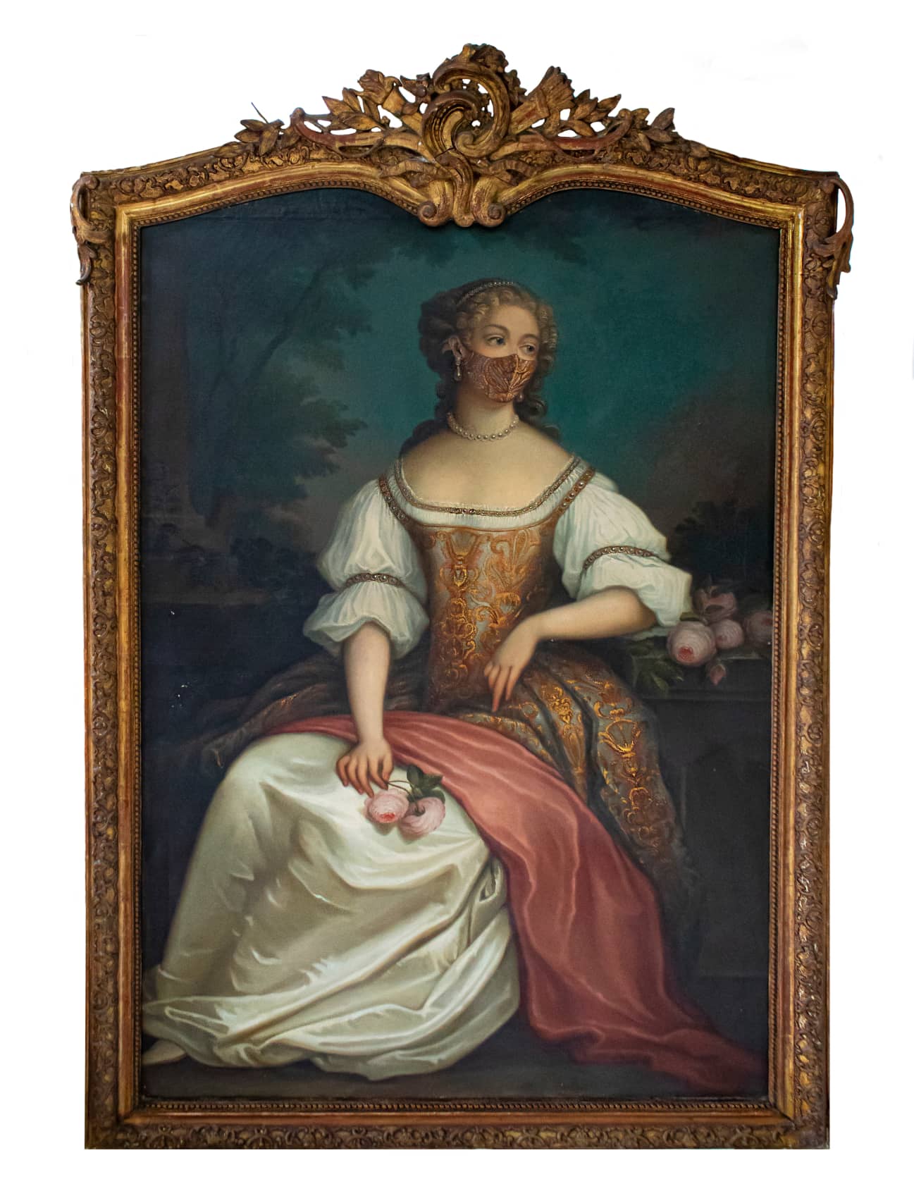 The Connor Brothers Portrait of a lady, seated Bastardised French School oil on canvas