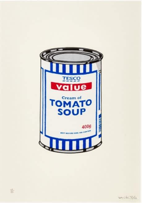 Banksy, Soup Can (Signed), 2005