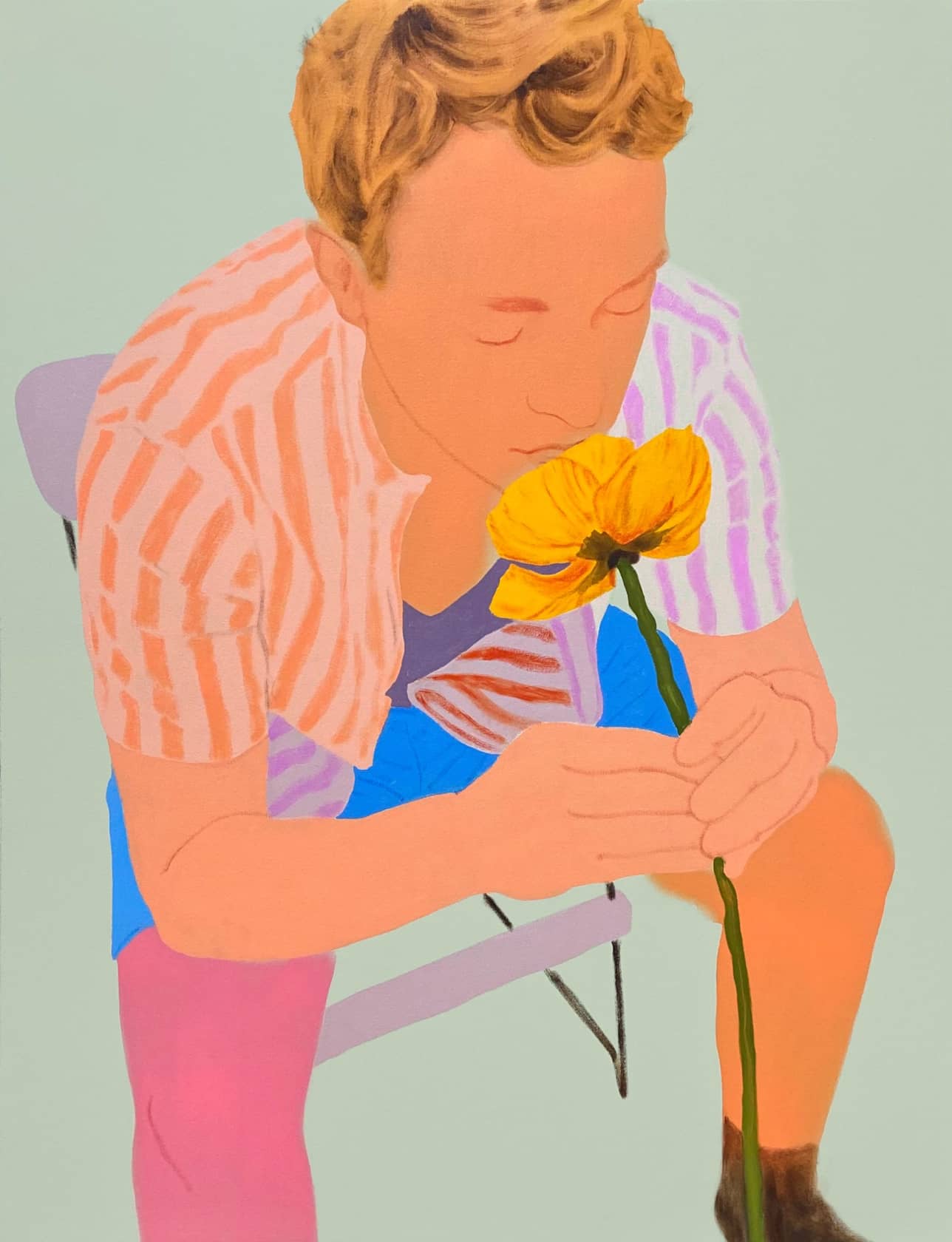 Moritz Moll, Yellow Flower, 2023