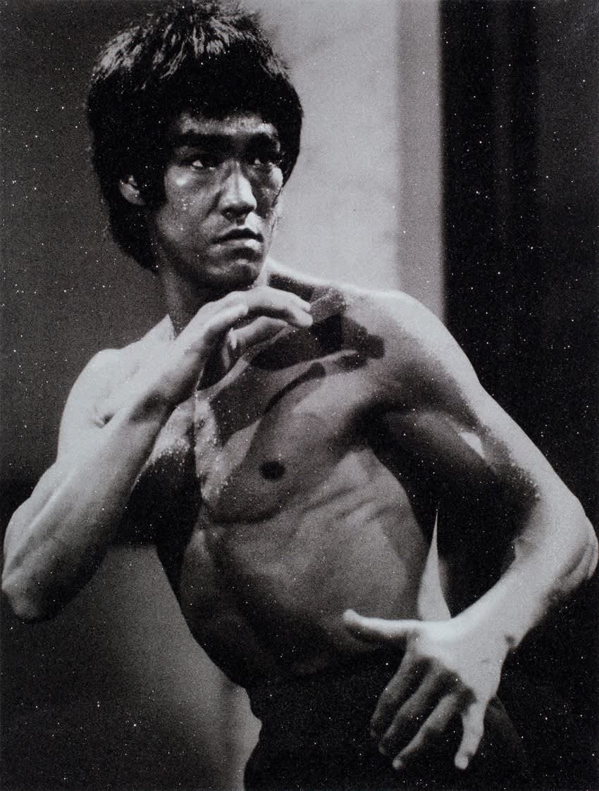 Russell Young, Bruce Lee (Lightning White), 2023