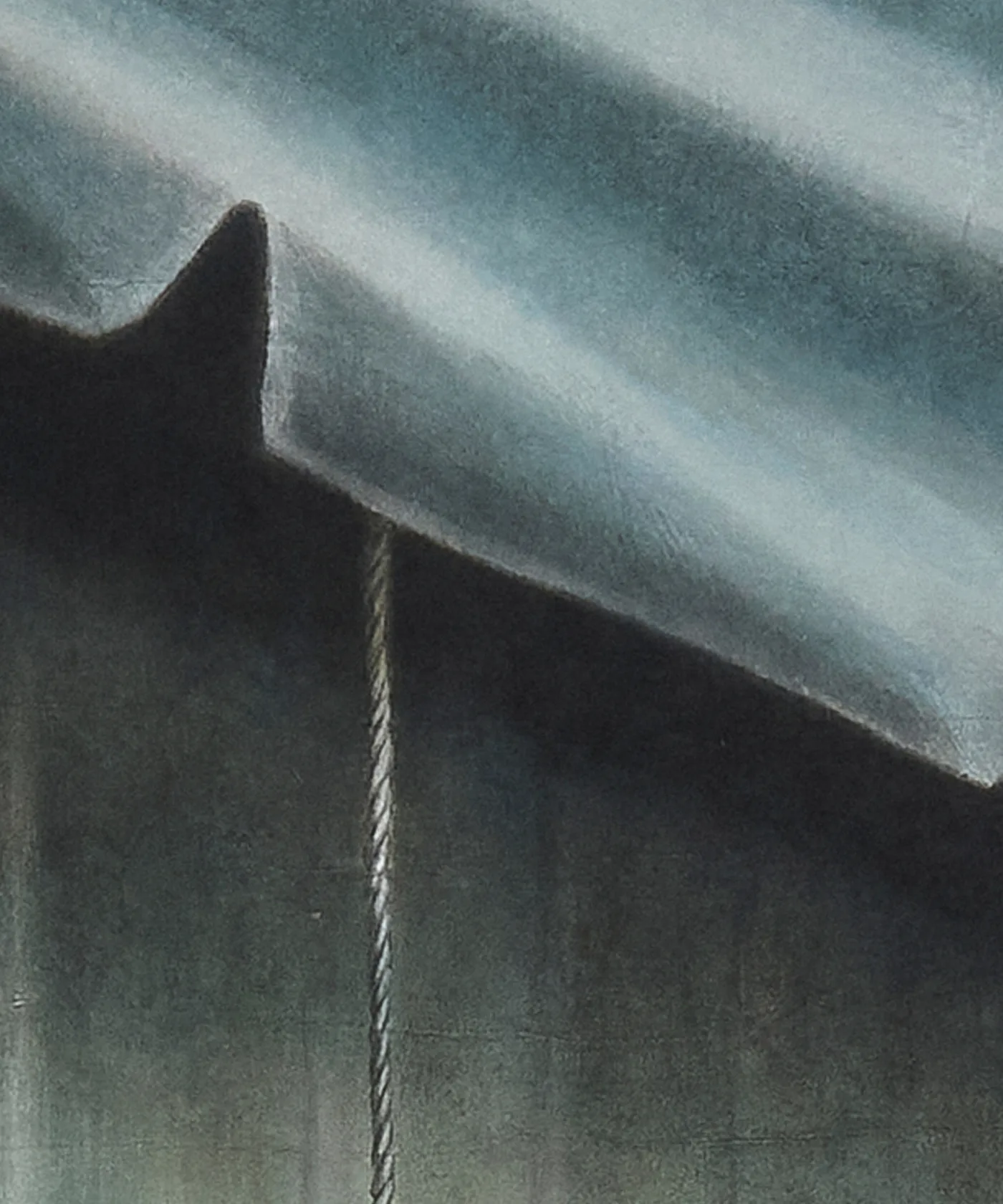 Yooyun Yang, A hanging rope, 2024