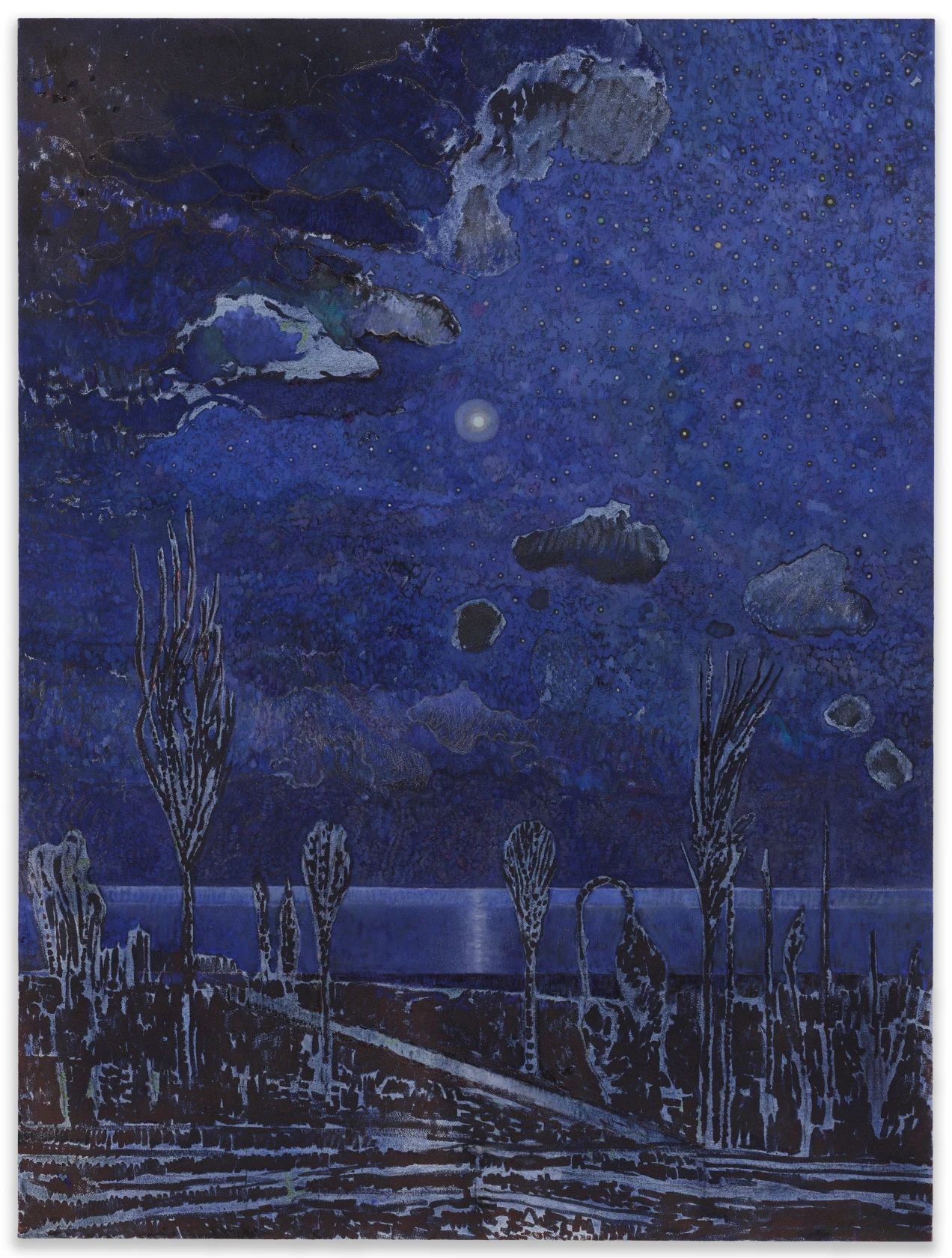 Sky Glabush Logging road at night, 2024