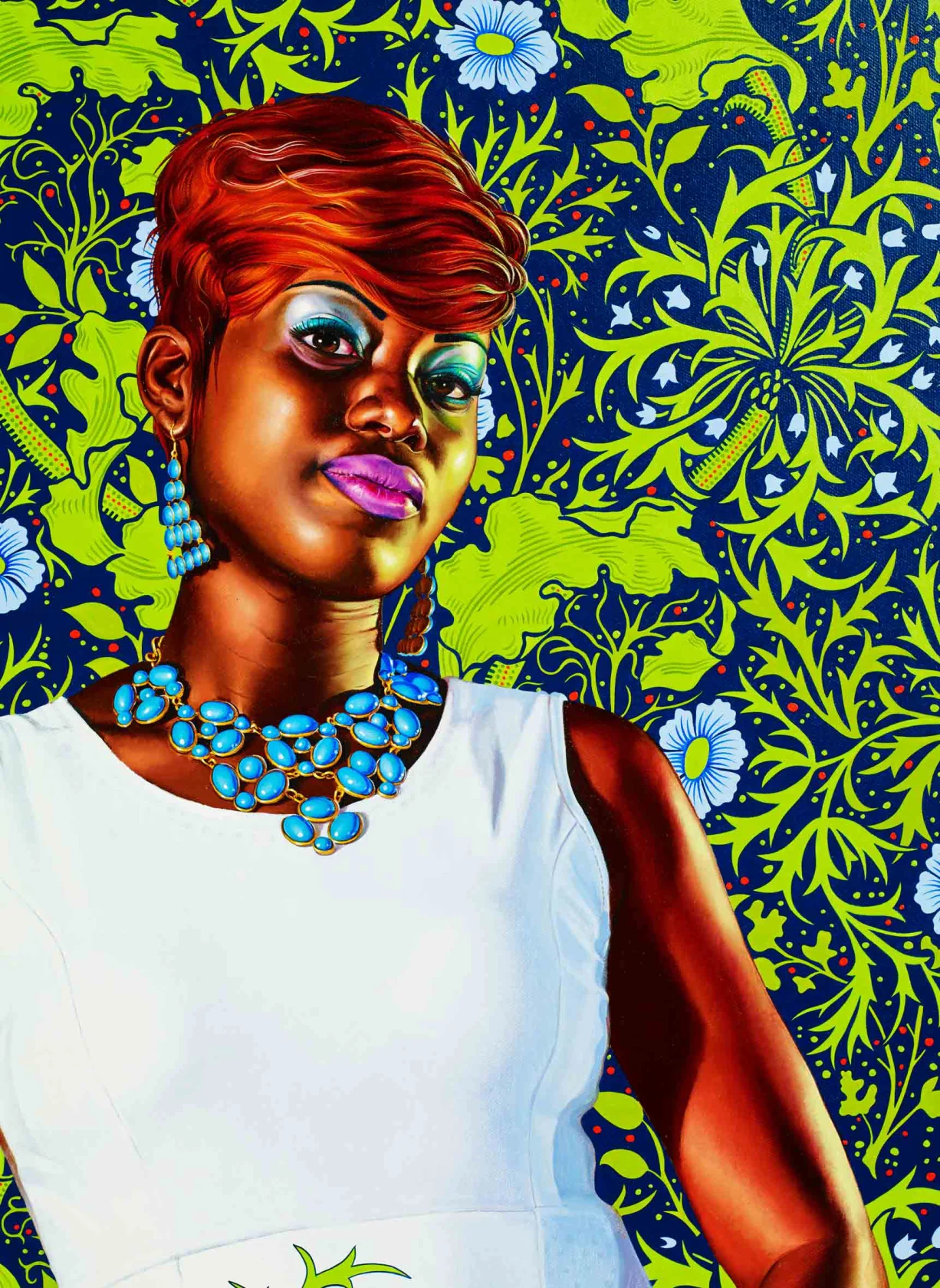 Kehinde Wiley Portrait of a Lady, 2013