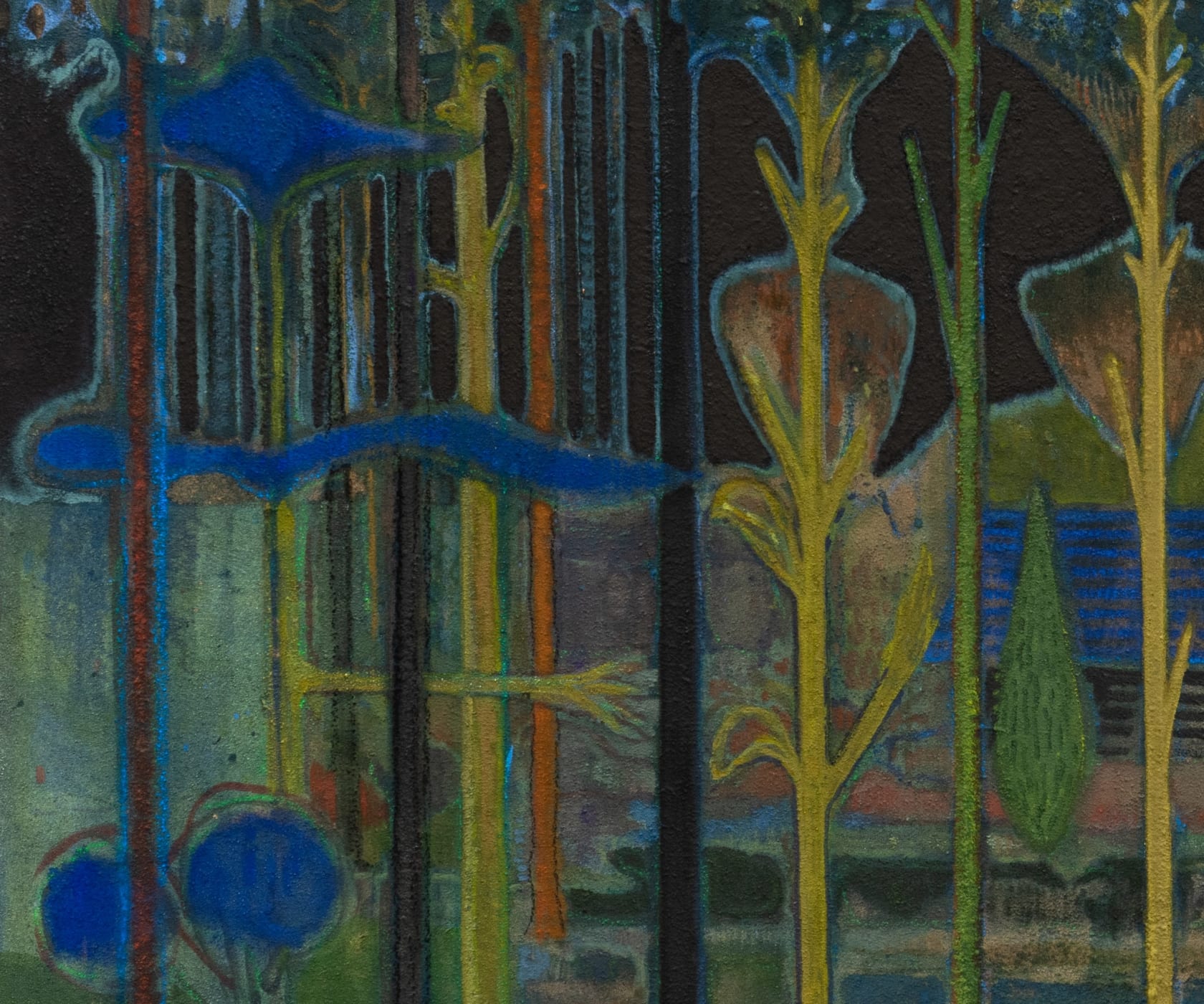 Sky Glabush Forest at Night, 2021