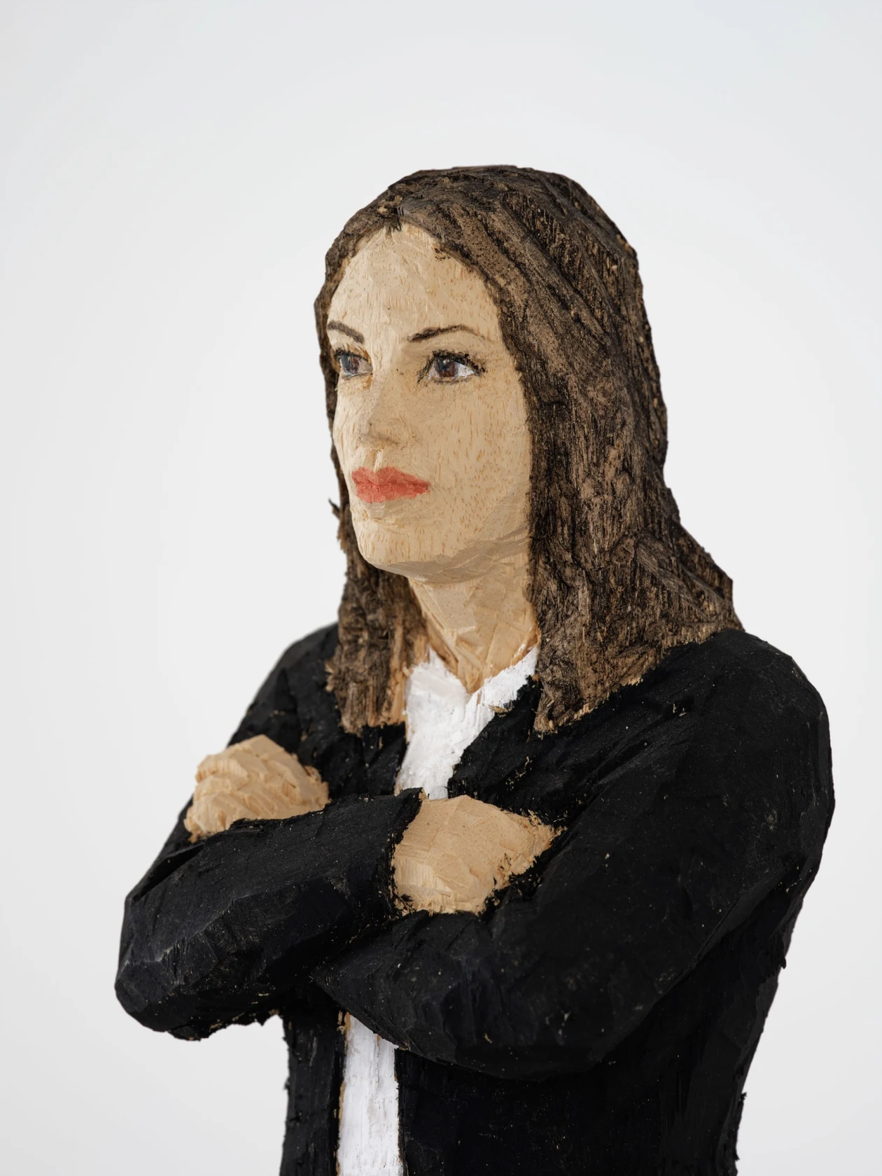 Stephan Balkenhol, Woman with Crossed Arms , 2019