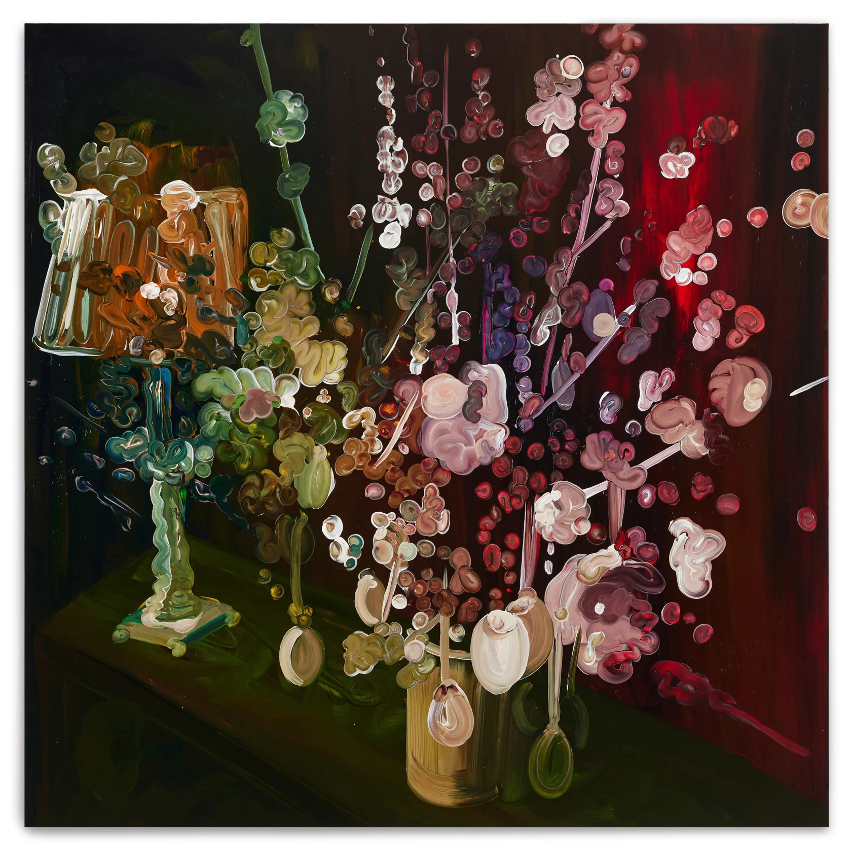 Clare Woods, Mingling, 2024