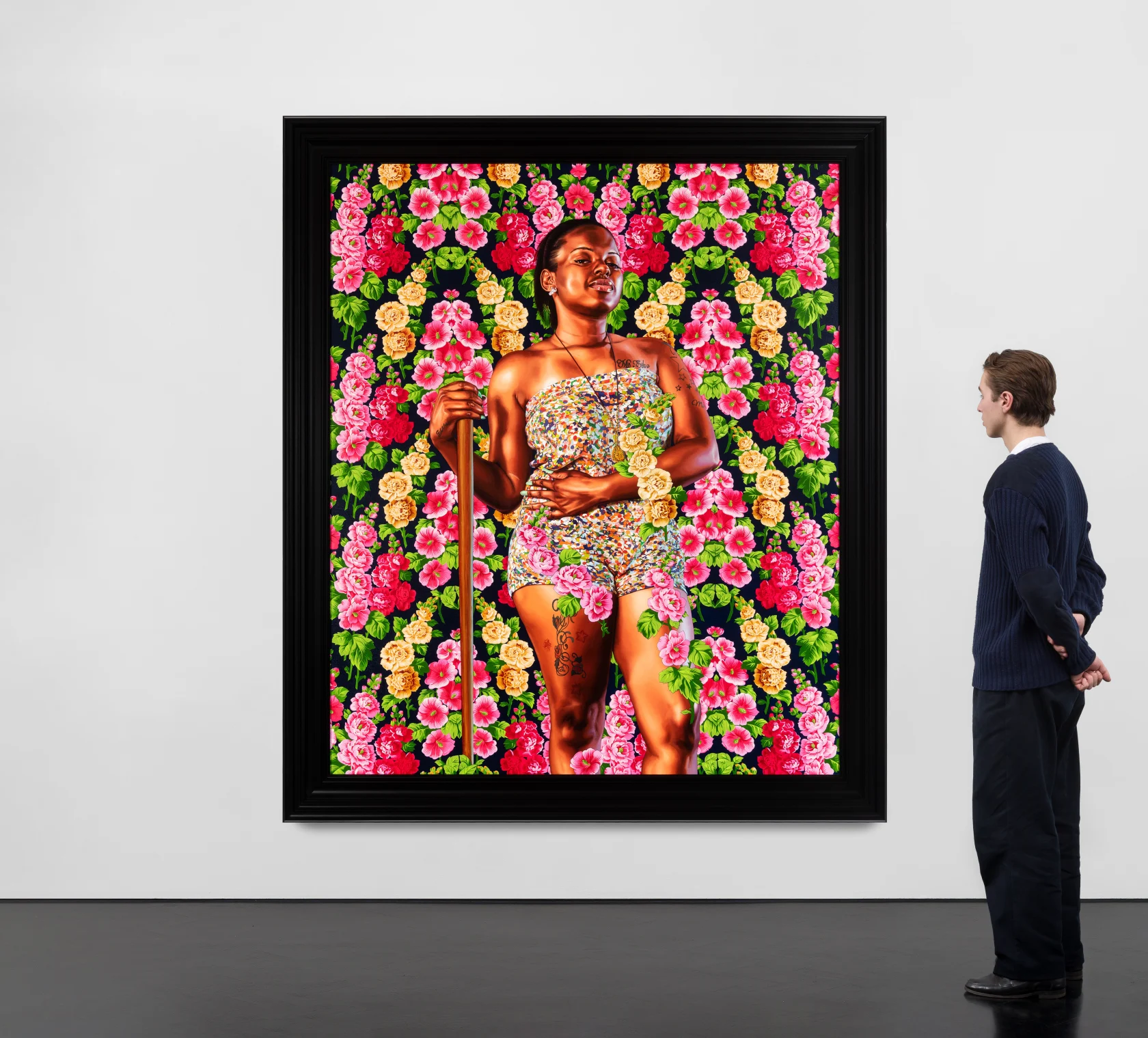 Kehinde Wiley Portrait of Tyesha Flemons, 2018