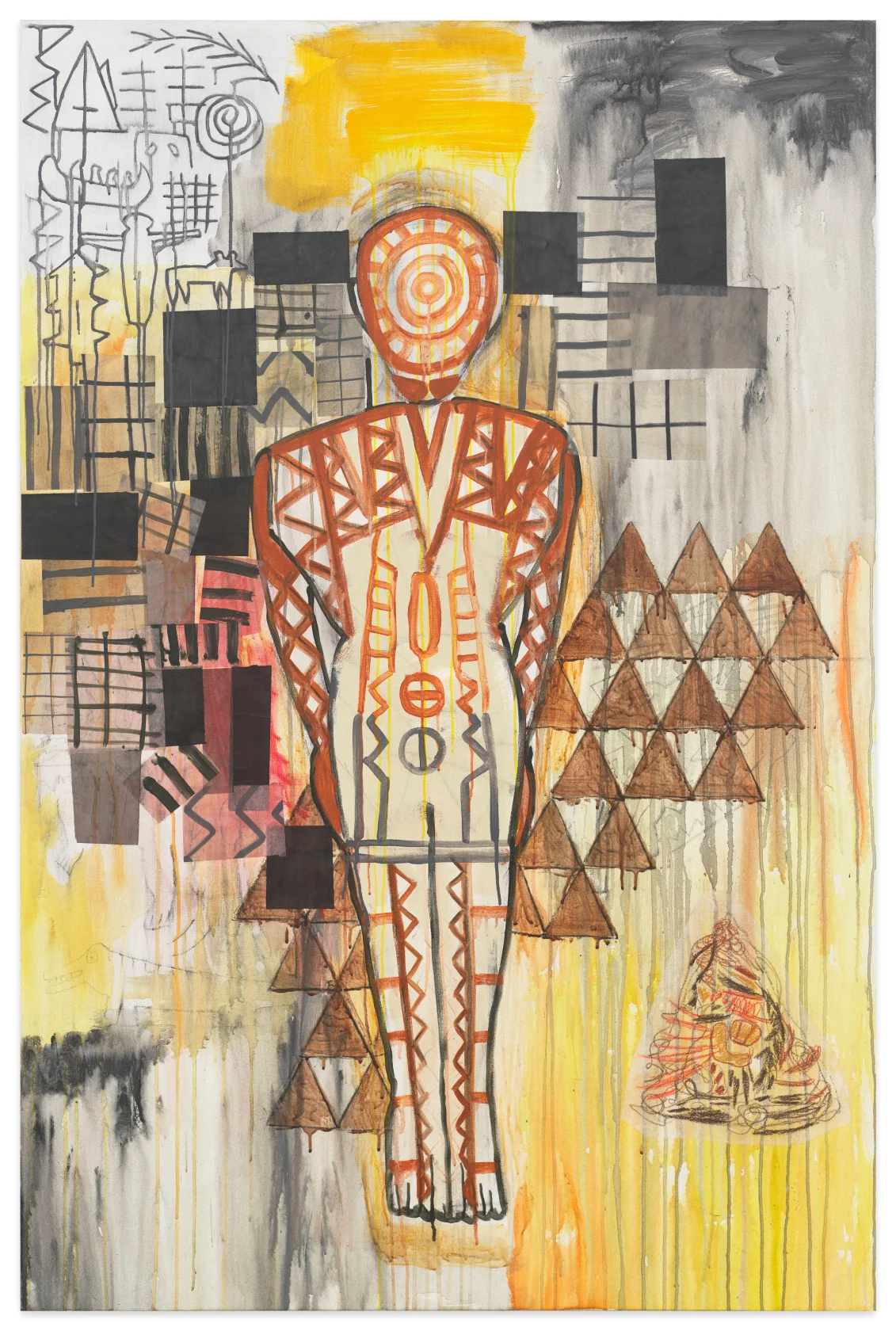 Jaune Quick-to-See Smith, Tierra Madre: Sara Samaniego, 2024–2025