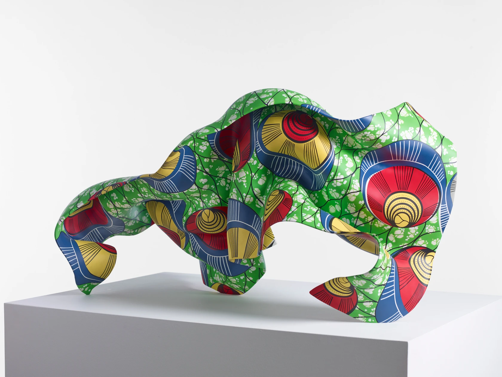 Yinka Shonibare Bronze (Green, Blue & Yellow), 2022