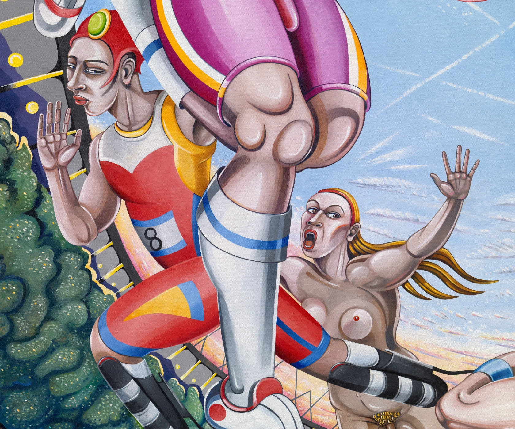 Caroline Coon, Crouch Touch Pause Engage, 2013