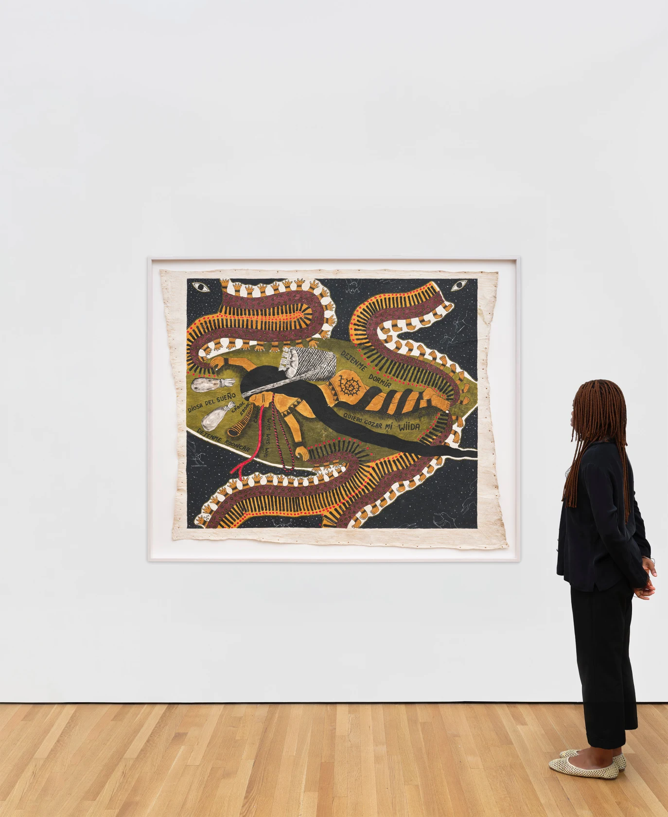 Santiago Yahuarcani Diosa del sueño, 2024