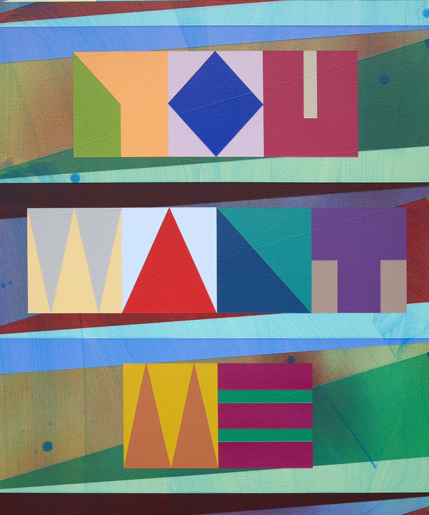 Jeffrey Gibson DON'T YOU WANT ME LIKE I WANT YOU, 2021