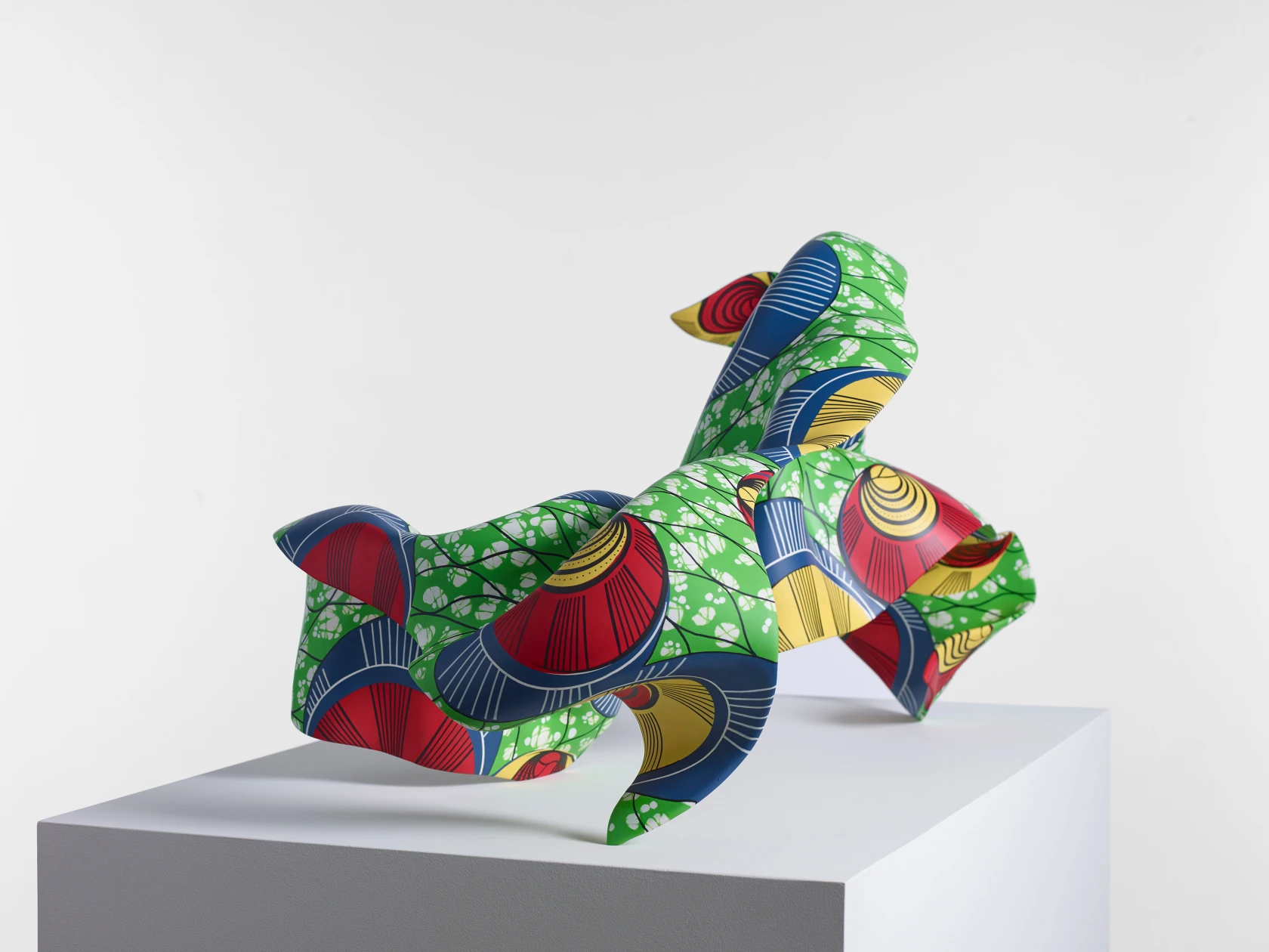 Yinka Shonibare Bronze (Green, Blue & Yellow), 2022
