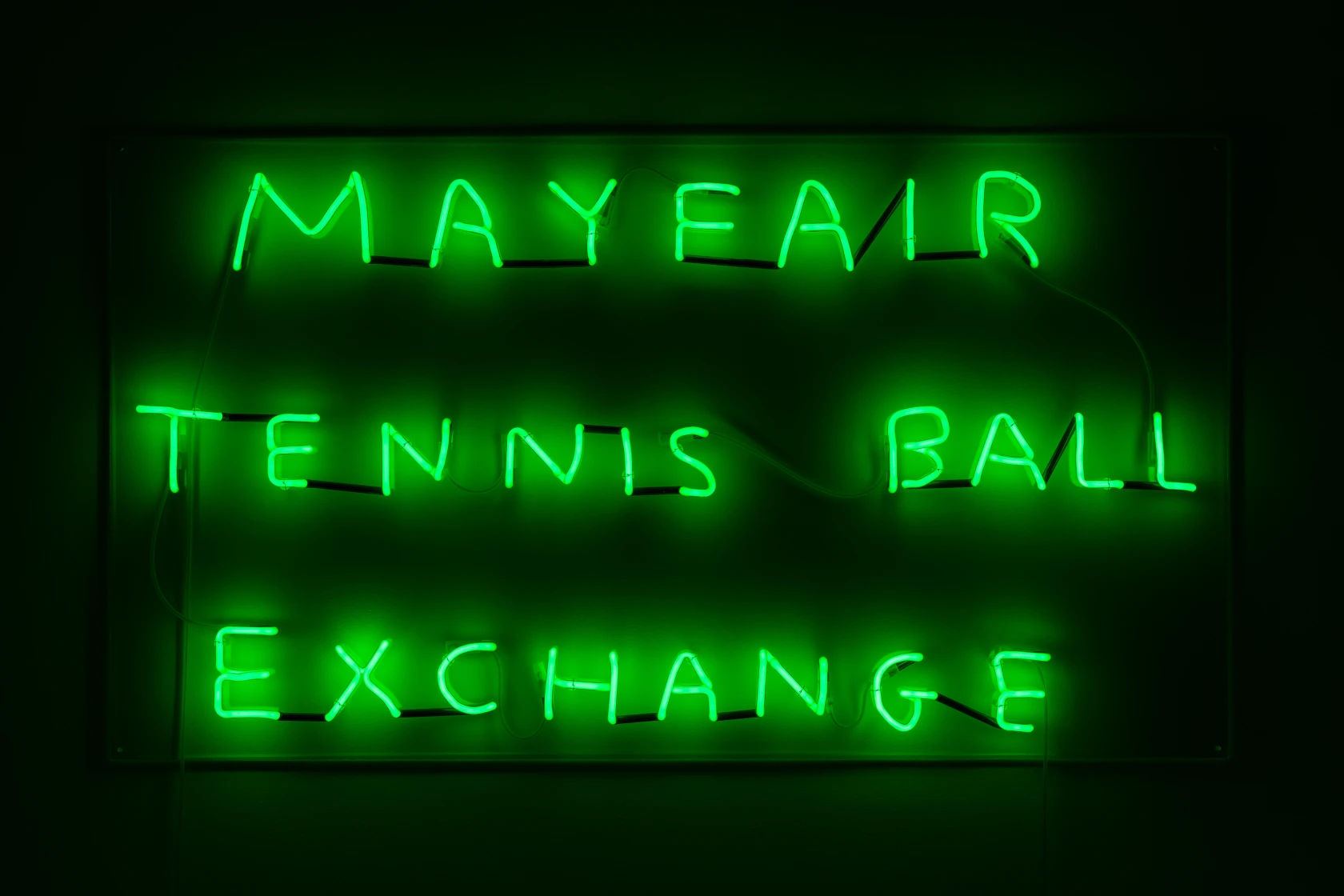 David Shrigley, Tennis Ball Exchange, 2021