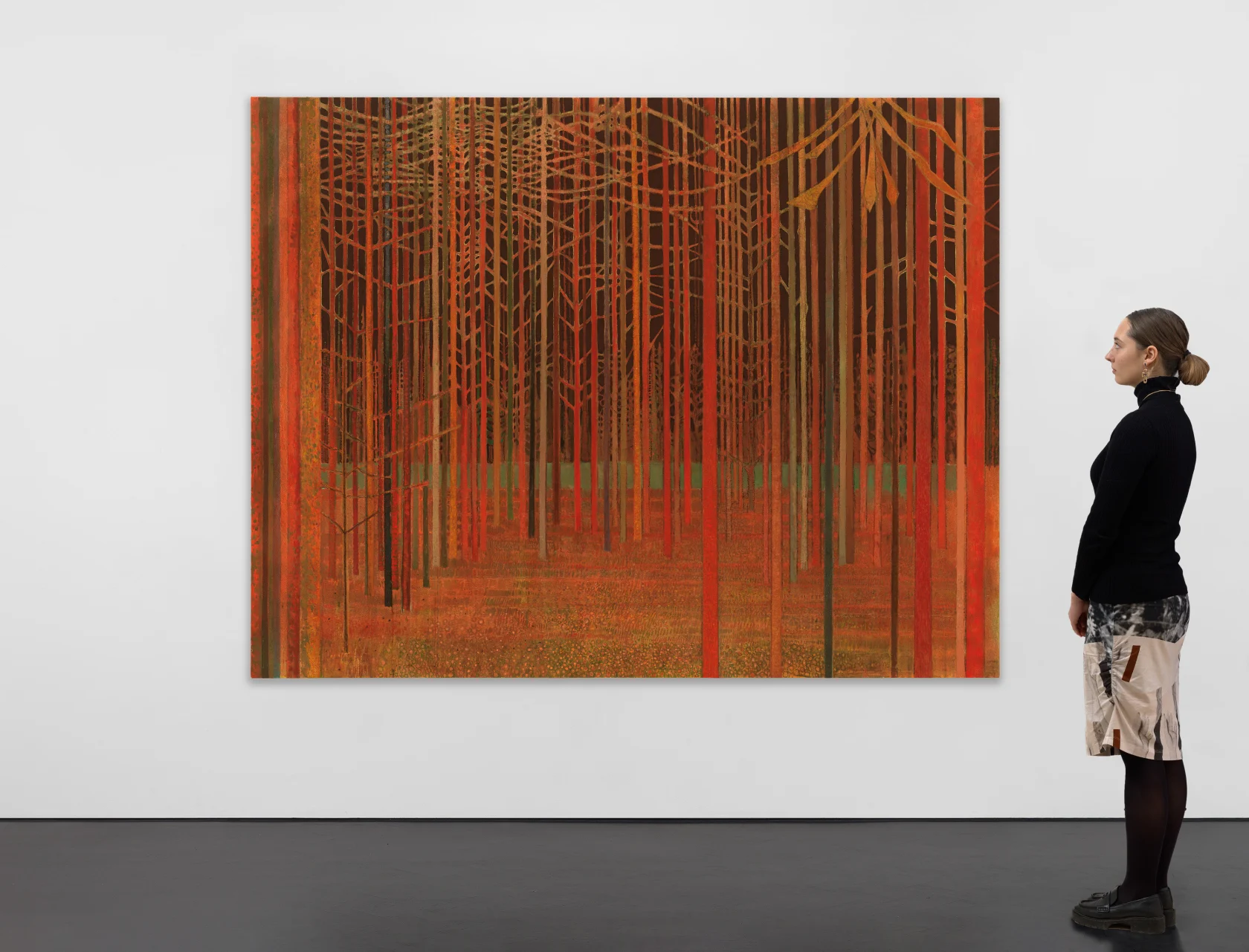Sky Glabush Firelight in pine forest, 2024
